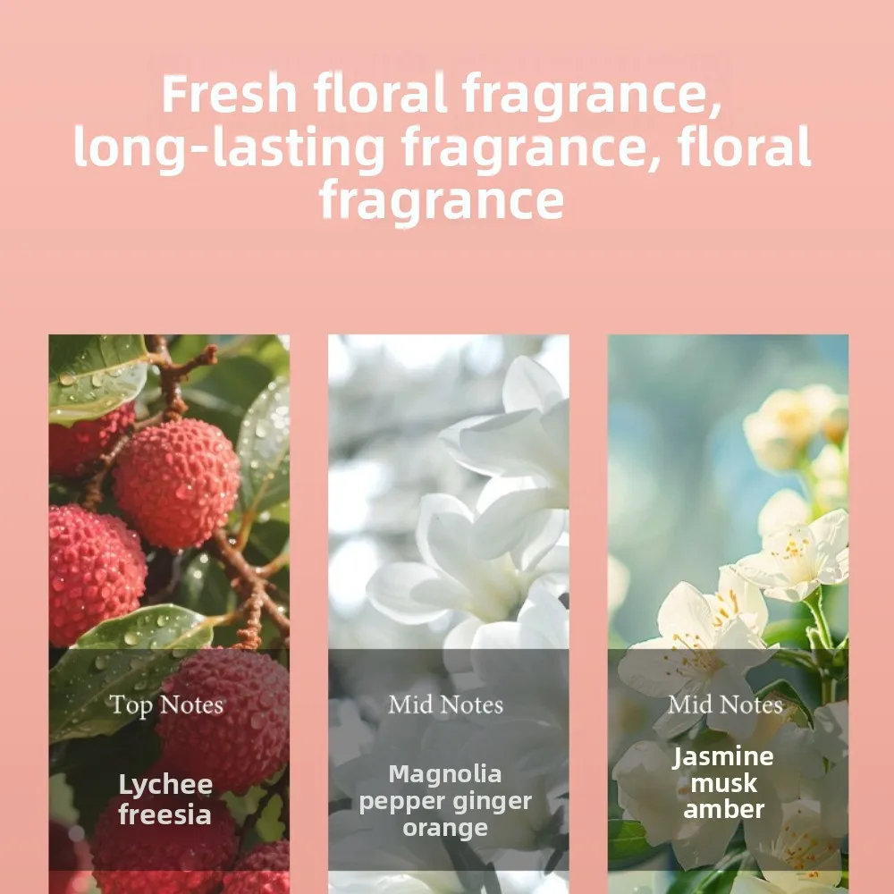 Perfume milagroso, notas florales frescas, fragancia duradera para mujer, uso diario/fecha, venta al por mayor, alta calidad
