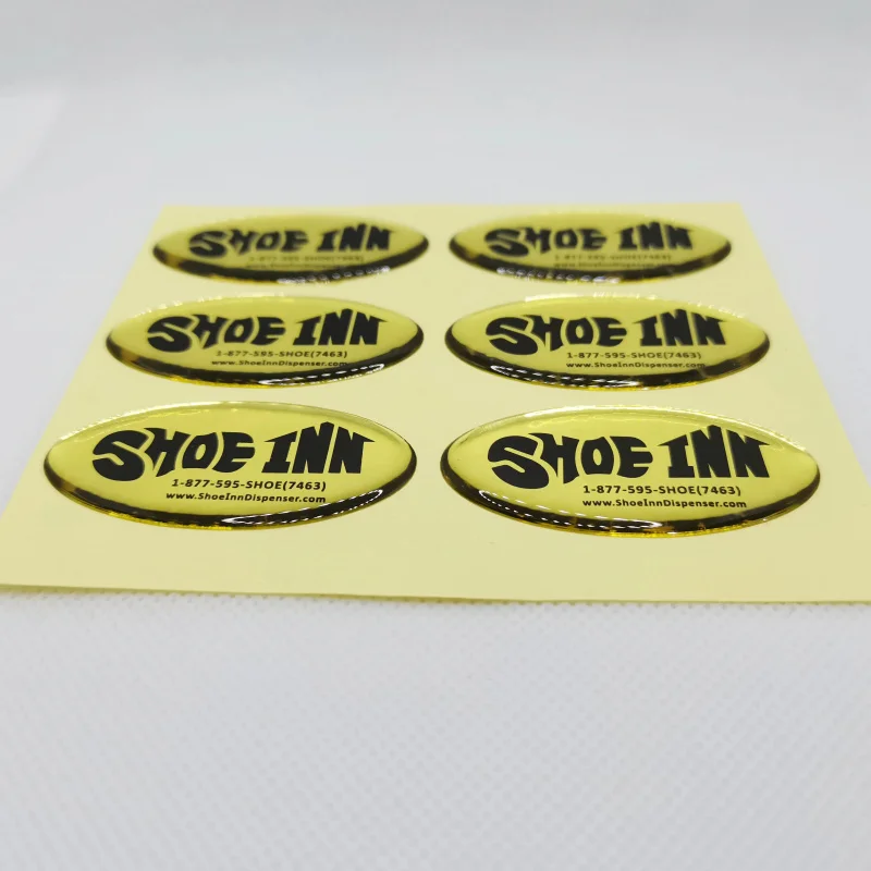 20 0 pieces.Custom.Custom logo plastic label 3d dome epoxy sticker gel self-adhesive label