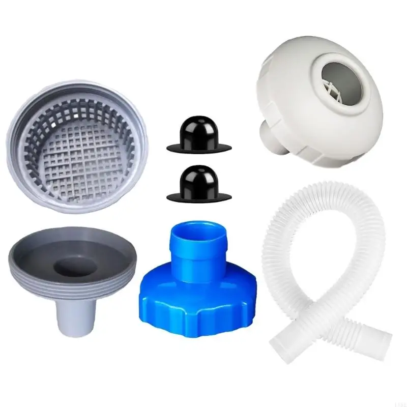 L8RE 다기능 풀 액세서리 키트 풀 흡입구 제트 노즐 스트레이너 구멍 플러그