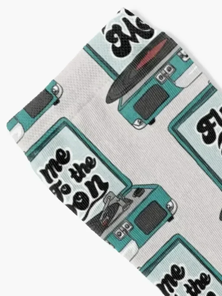 Fly me to the moon vinyl Socks kawaii cool Toe sports cotton Socks Man Women's