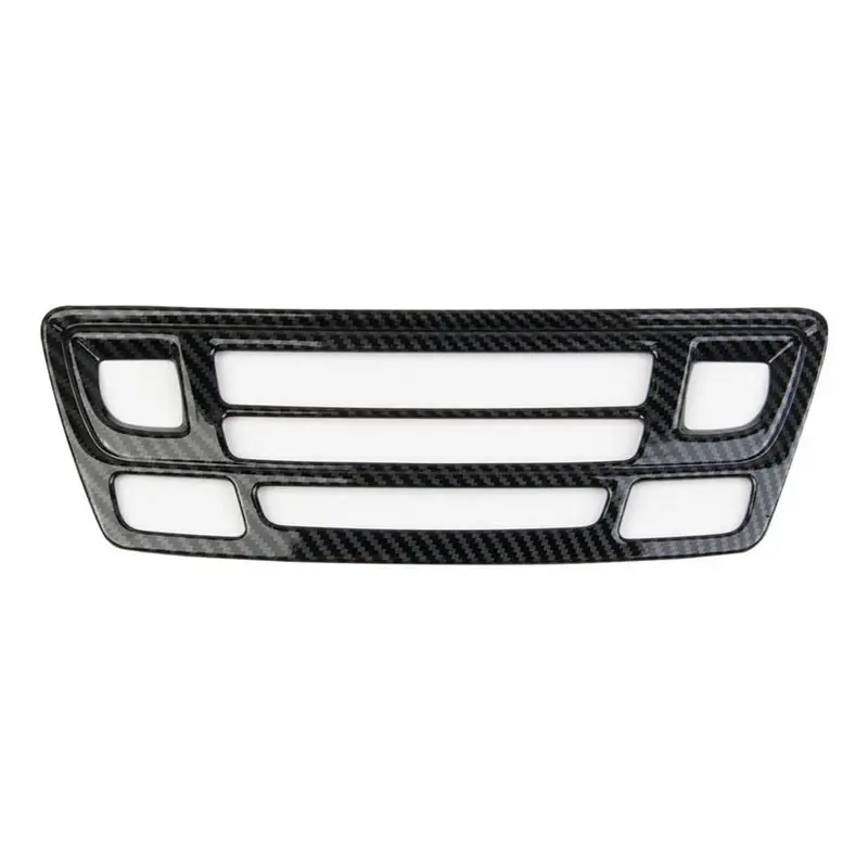 For Honda Ridgeline 2021-2023 Pilot 2016-2022 Central Control Air Conditioning Panel Cover Trim Parts Carbon Fiber-A28K