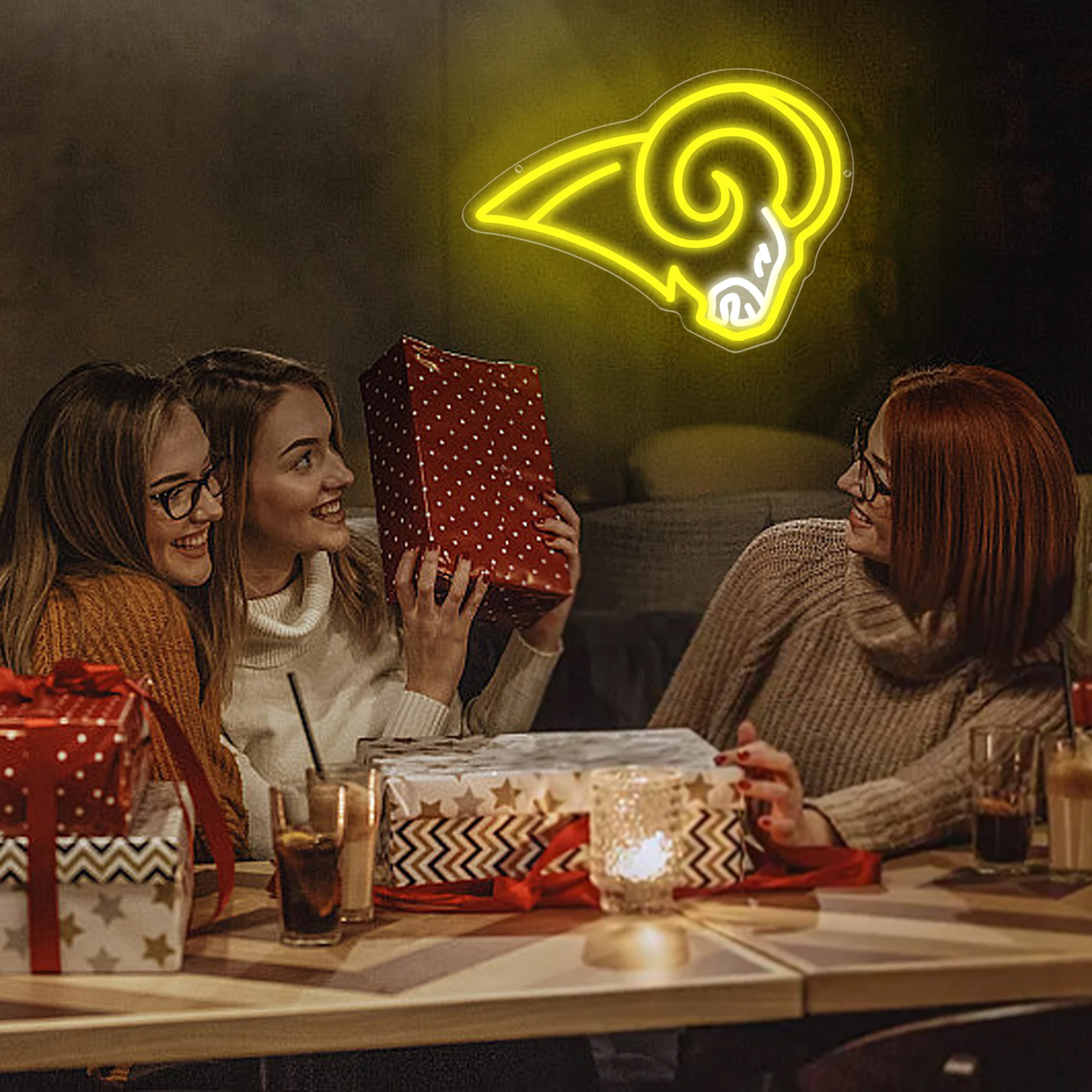 Football Neon Sign for Wall Decor Dimmable Football Neon Light for Fans LED Sign for Man Cave Team Light for Club Birthday Gifts