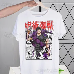 Toji Fushiguro Harajuku T-shirts Summer Men/Women Hip Hop Funny Print Tshirt Streetwear t shirts Short Sleeve Tops