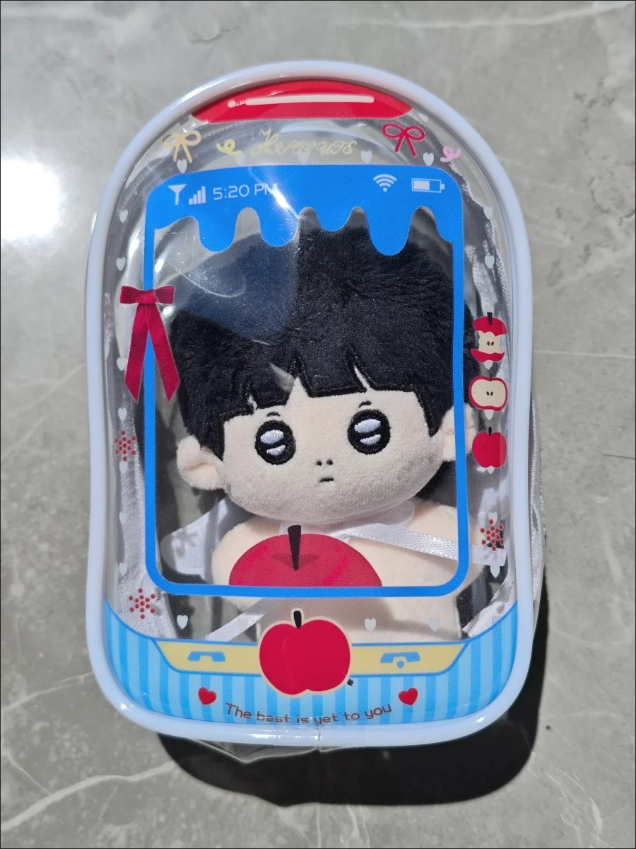 2025 ItaBag شفافة دمية حقيبة 10 سنتيمتر دمية تخزين عرض المحمولة متعددة الوظائف الكرتون INS موضة لتقوم بها بنفسك حقيبة للتخزين #5