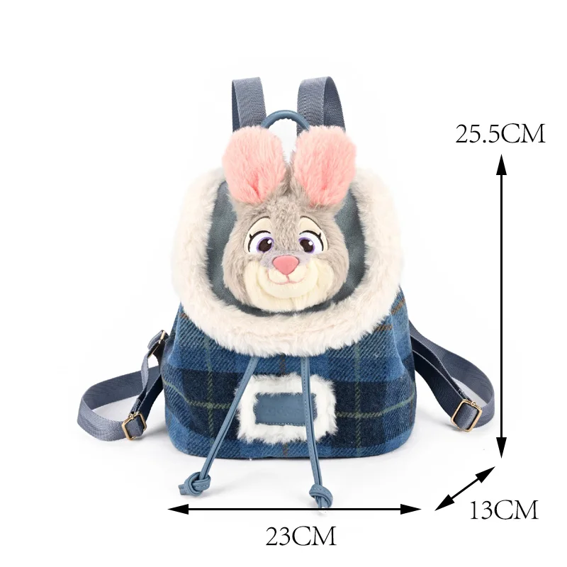 Disney Originele Zootopia 2 Cartoon Judith Nick Pluche Rugzak Pop Tas Leuke Flip Trekkoord Opbergtas Verjaardagscadeau