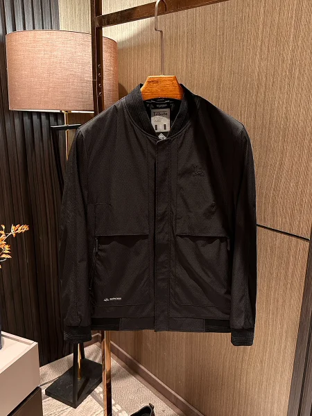 

Ele Высококачественный мужской бейсбольный воротник Jaet, универсальный модный повседневный воротник-стойка из полиэфирного волокна, ветрозащитный