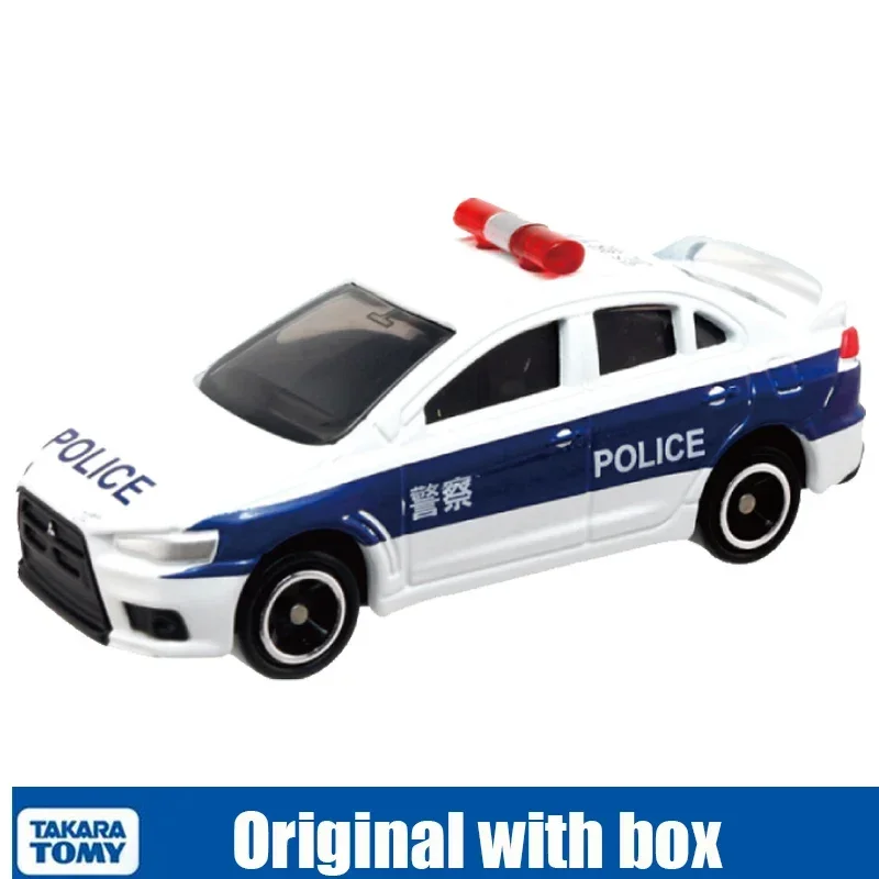 CN-04 Model 425717 Takara Tomy Tomica Mitsubishi Lancer Police Patrol Car Simulation Alloy Car Model Boys Toys Sold By Hehepopo