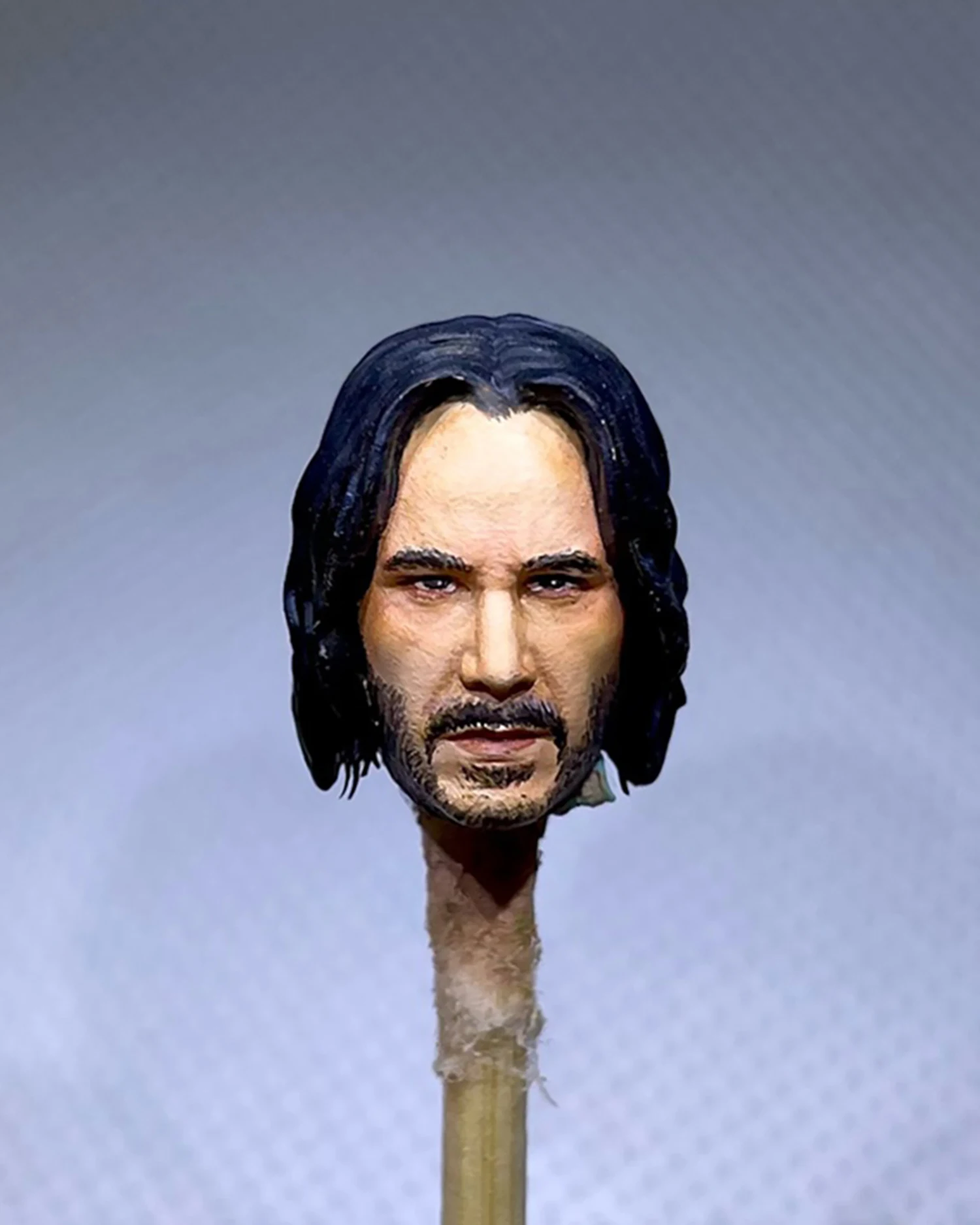 

1/18 Painted Killer God Head Carving Sculpt Model Toys
