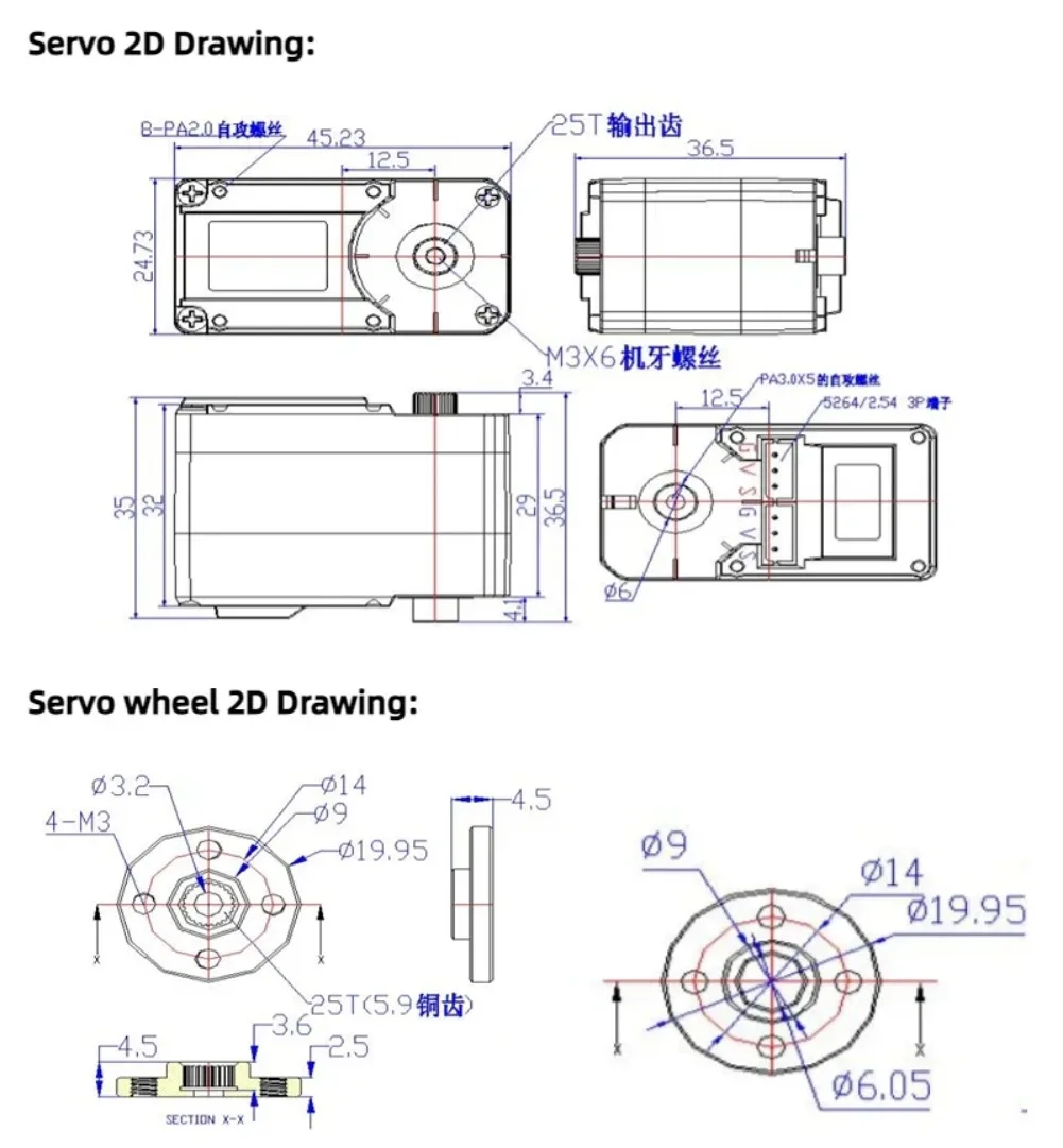 10 peças sts3215 12v 30kg alto torque inteligente rc servo pésch ttl serial bus robô servo para SO-ARM100 projeto de braço robótico de ensino