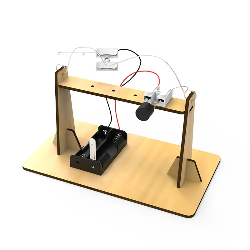 Cross The --Line of Fire Children's Scientific Experimental Equipment Set Diy Conductor Sound and Light Control Hands-on