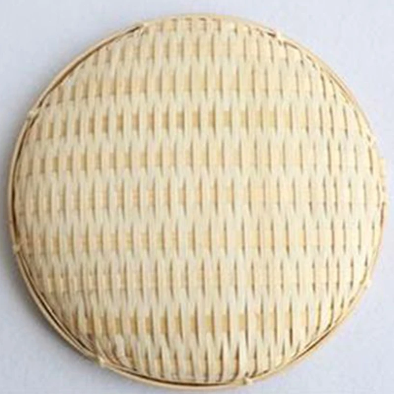 Nowa tkanina bambusowa kosze wiklinowe danie Handmade Home ozdobny pojemnik chleb owocowy jedzenie na Organizer do kuchni Panier Osier