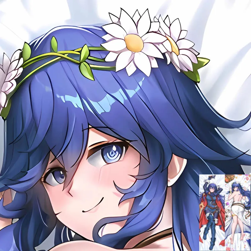 DIY Customized Dakimakura Anime Lucina Pillowcase Double-sided Print  Decorative Pillow Cover Case