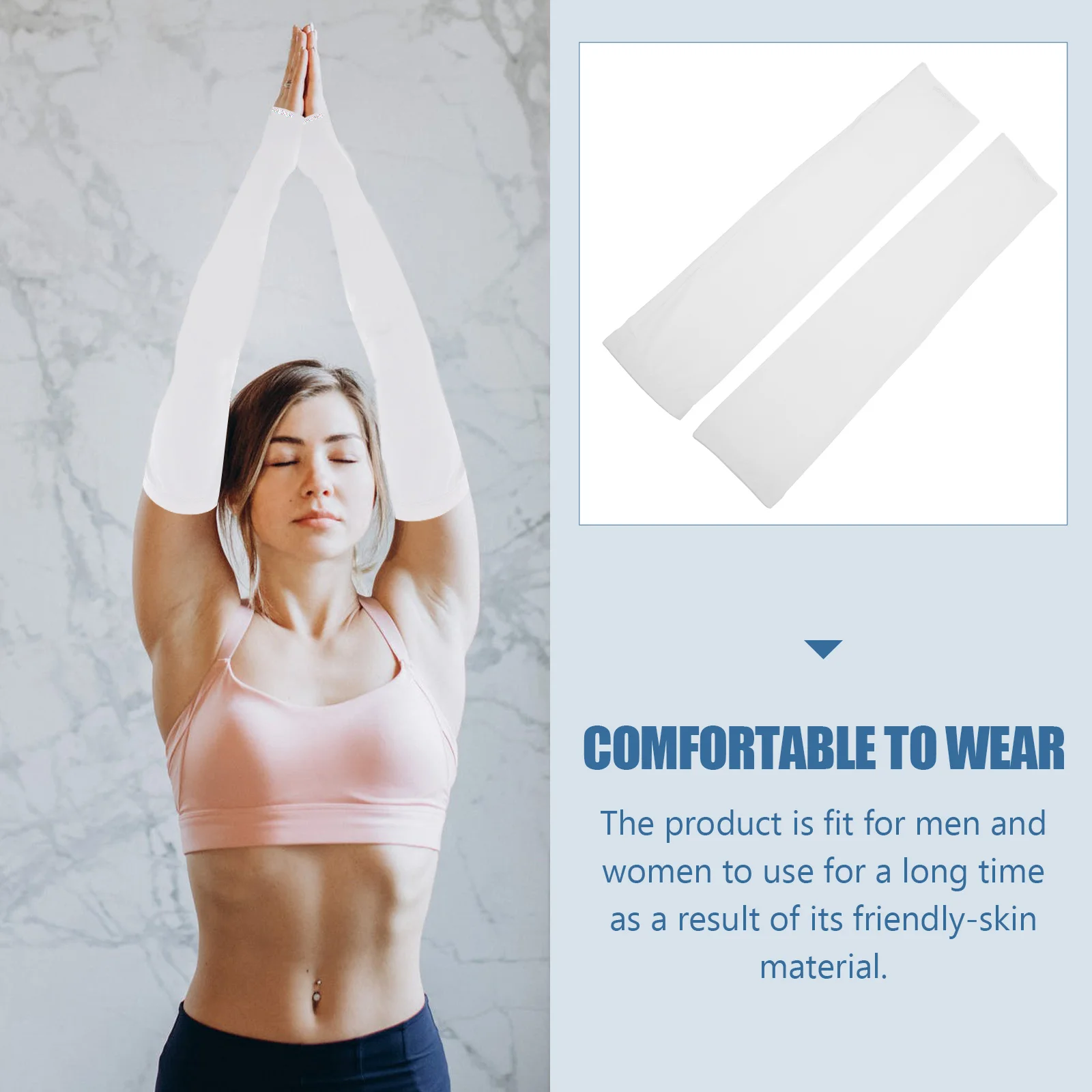 

Metal Sun Protection Sleeve Miss Arm Covers Ice Silk from Sports Sleeves for Men