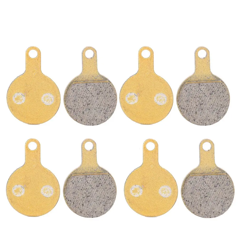 

4 Pairs Metallic Brake Lining Easy To Install Lightweight Bicycle Brake Pads Quiet Braking Replacement Brake Pads