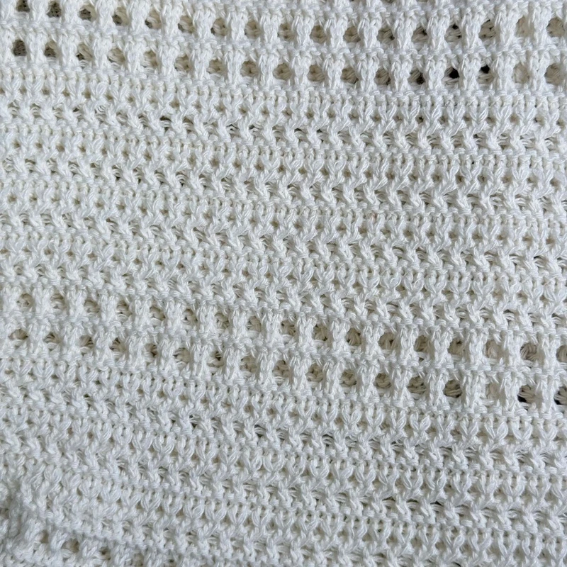 3D-Blumen-Hohlstrick-Umhängetasche, Koreanische Damen-Handtasche in Süßer, Niedlicher Einfarbiger Ausführung, für Pendeln und Freizeitreisen – Detail 4