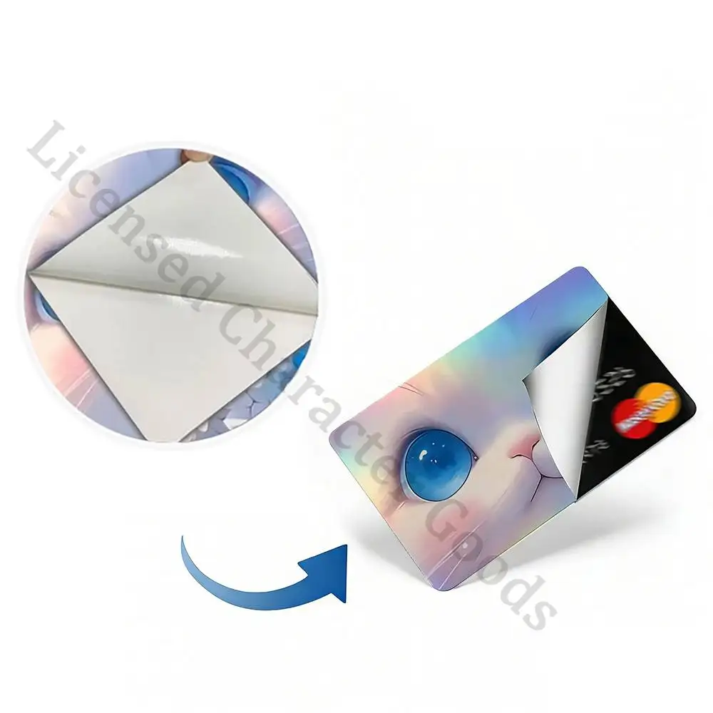 M-Malachi B-Barton Laser Film Bank Transit Card Skin Sticker 4 Styles A Set 54mmx 85mm With Chip