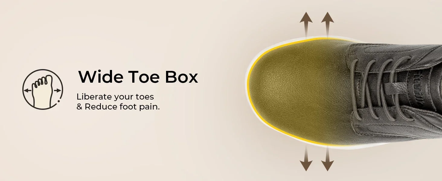 FitVille Herren-Slipper aus Leder, leichte, legere Business-Slipper mit Fußgewölbestütze für geschwollene und breite Füße – Detail 2