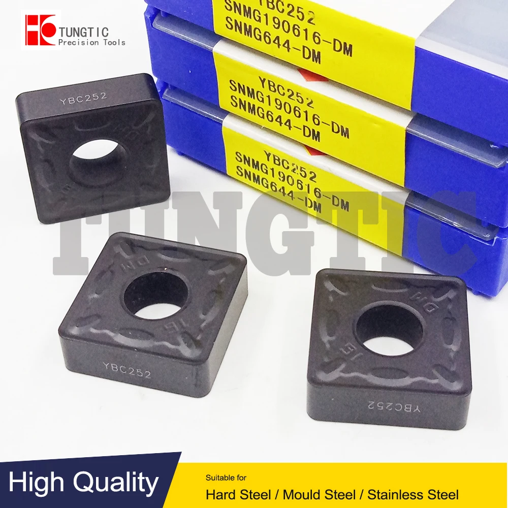 SNMG190616-DM YBC251 YBC252 Turning Inserts Carbide Cutter For CNC SNMG 190616-DM