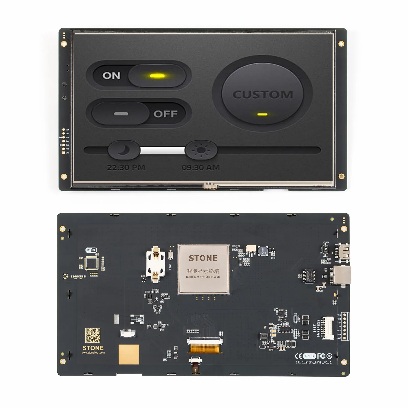 

10,1 "SCBRHMI HMI Интеллектуальный UART серийный сенсорный TFT ЖК-модуль панель дисплея для Arduino nano UNO Mega