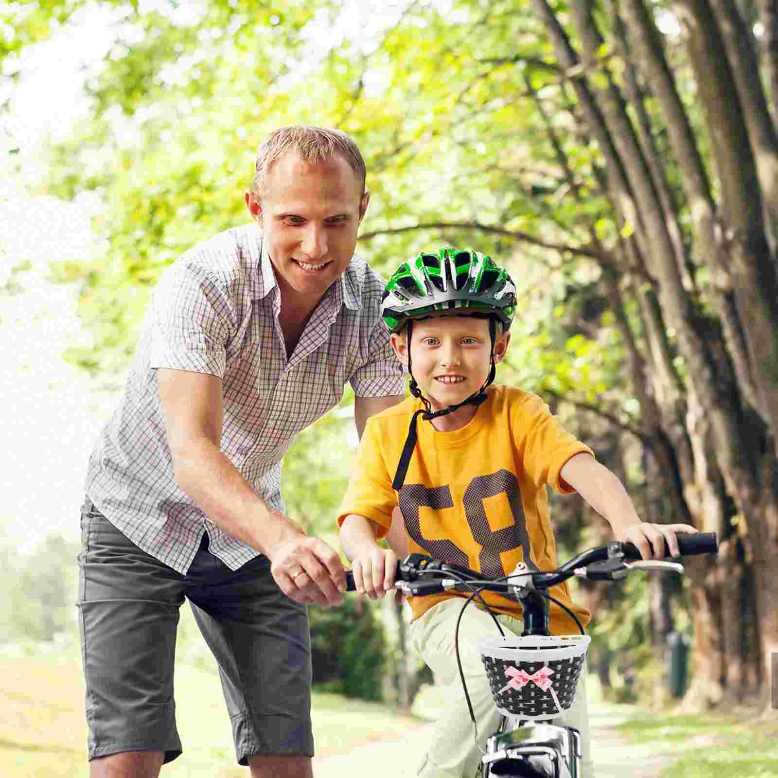 

Basket for Scooter Front Bike Bell Kids Cycling Ring Bicycle Handlebar Bicyclel Storage Child
