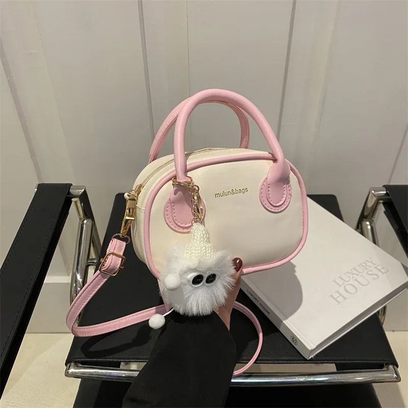 New Trendy Fashion Patchwork Texture Handbag - Versatile Single Shoulder Crossbody Bag - Small Square Bag