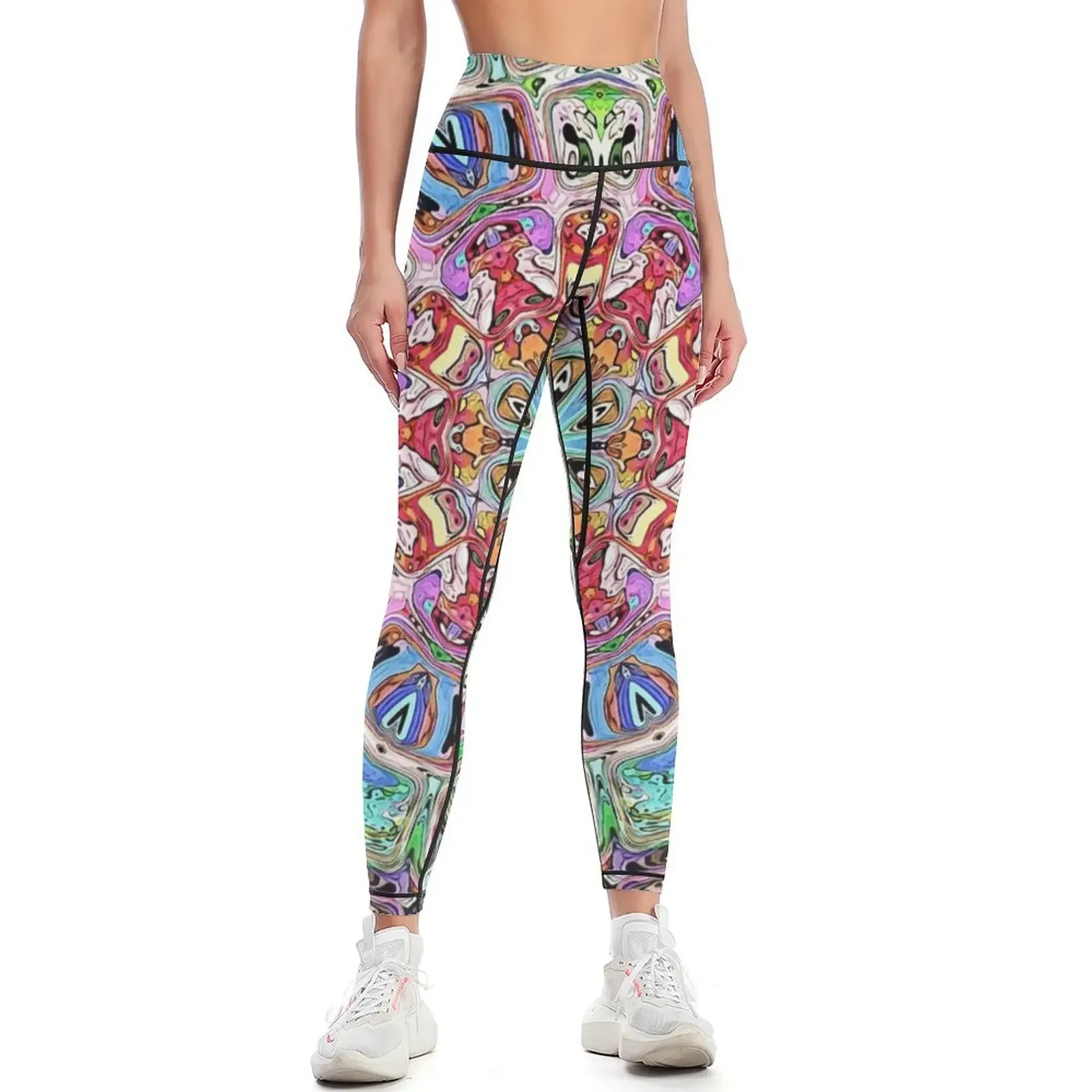 

Kaleidoscope of Colors Leggings Tight fitting woman Sports pants woman Womens Leggings