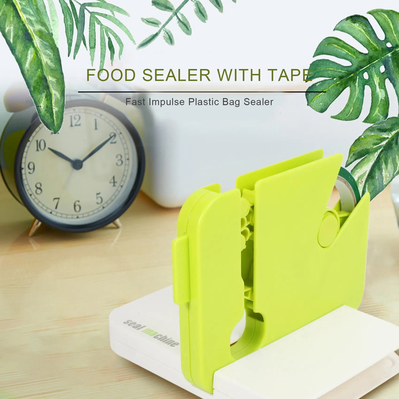 Portable Bag Sealer Sealing Device Food Saver By Kitchen Gadgets And Tools Seal Anywhere With 40M Tape