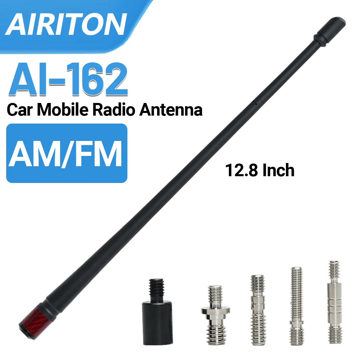 

AIRITON Гибкая автомобильная антенна с высоким коэффициентом усиления AI-122, FM AM, резиновая радиостанция, прочная антенна для грузовика, совместимая с Jeep Wrangler