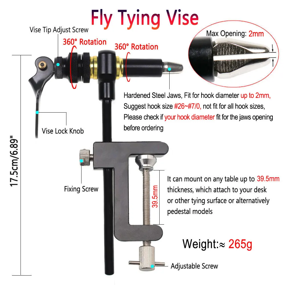 1PC 360 °   Rotatie C-klem Vli - Fishing Lure Kit recensie en prijs