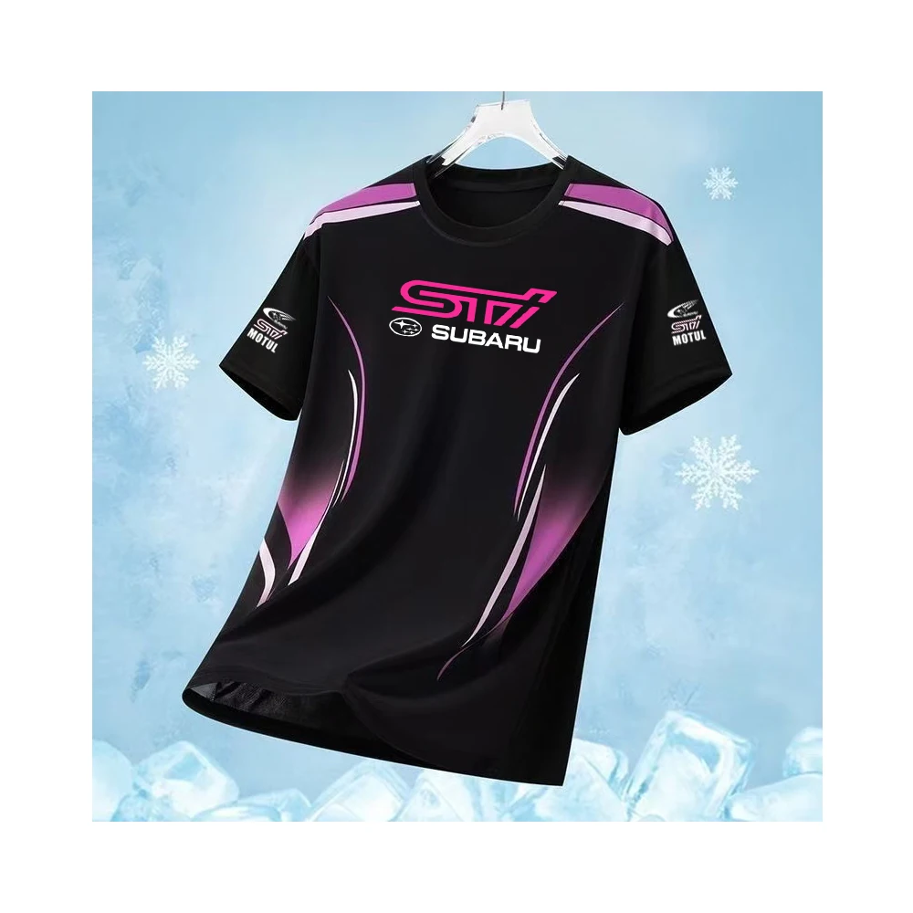 

Sports Shirt Men's 3DSUBARU Printed T-shirt Youth Middle aged Short sleeved Loose Handsome Men's and Women's Top Large XS-5XL