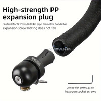 ROCKBROS Bicycle Bell Super Loud MTB Mountain Bike Safety Warning Alarm Bicycle Handlebar Plug Horn Riding Cycling