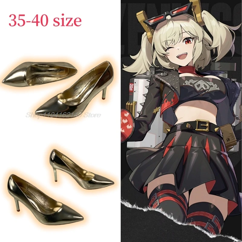 Zenless Zone Zero Burnice Whita Cosplay Shoes Burnice Whita Anime Cos Comic Halloween For Woman Men Shoes