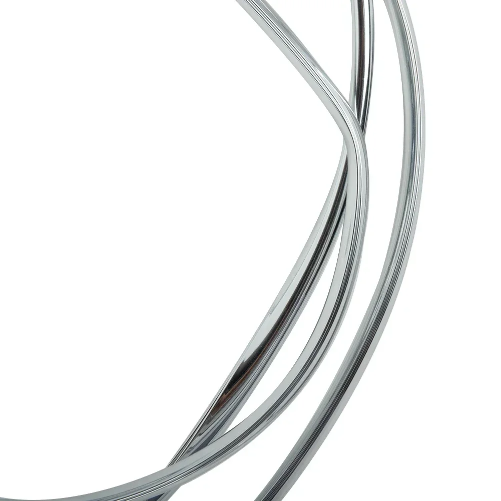 2m/roll Dia 6mm Car Chrome Scratch Protection Strip Trim Moulding Car Door Edge Scratch Guard Protector Strips Exterior Accessor