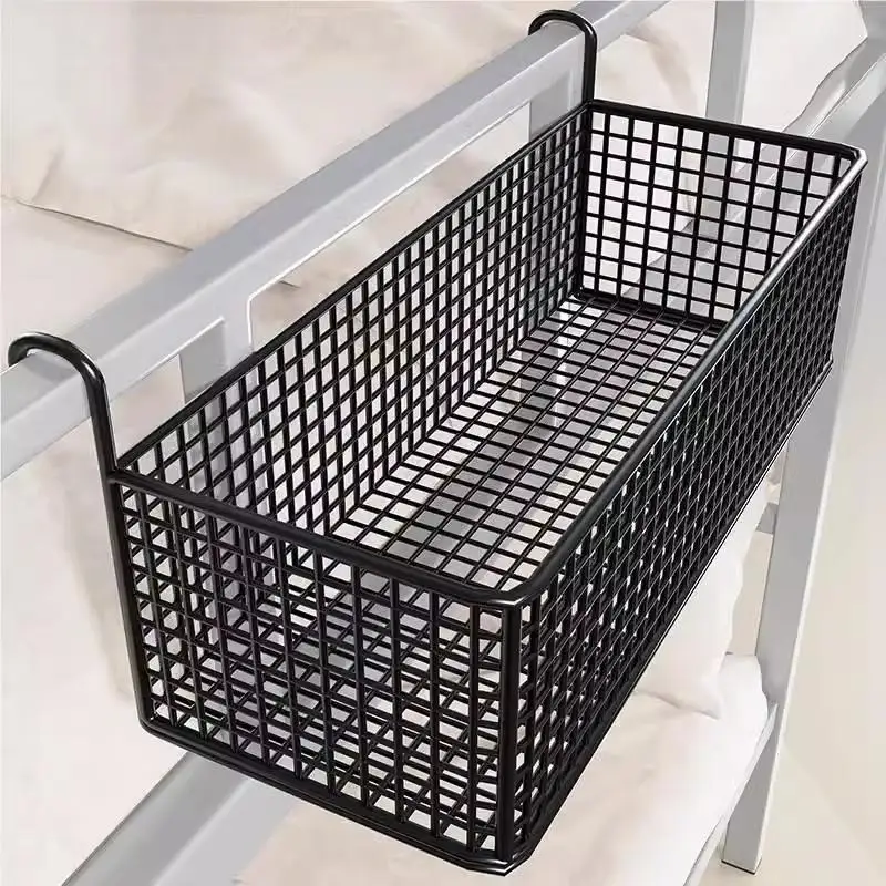 Window Sill Storage Rack Wall Mounted Hanging Basket Kitchen Organizer Stainless Steel Toy Storage Simple Style Metal Shelf