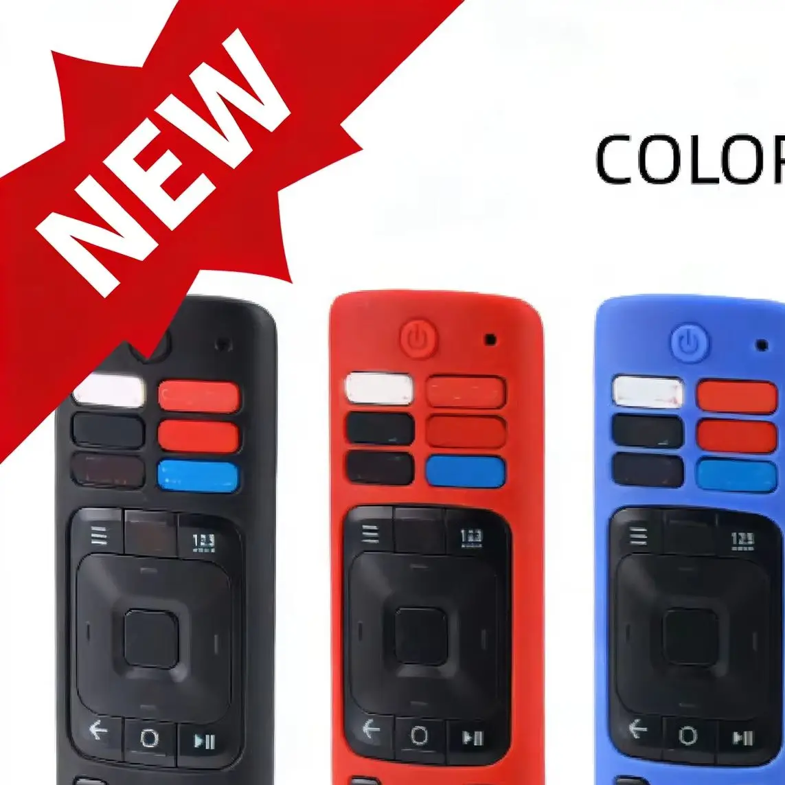 

for CT-95003 Non-Slip Remote Controls - Set of 3 Universal Remote Covers for TV Remote Control with Durable Anti-Slip Features