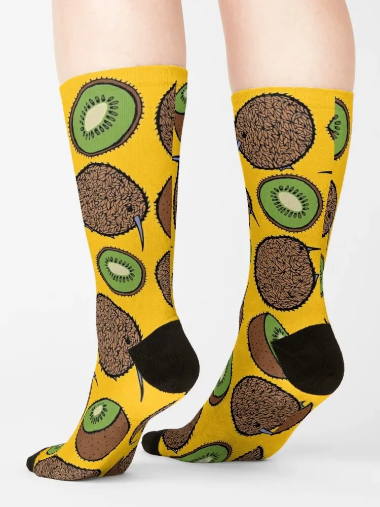 Chaussettes de fête Kiwi pour hommes et femmes, chaussettes Hip Hop Run