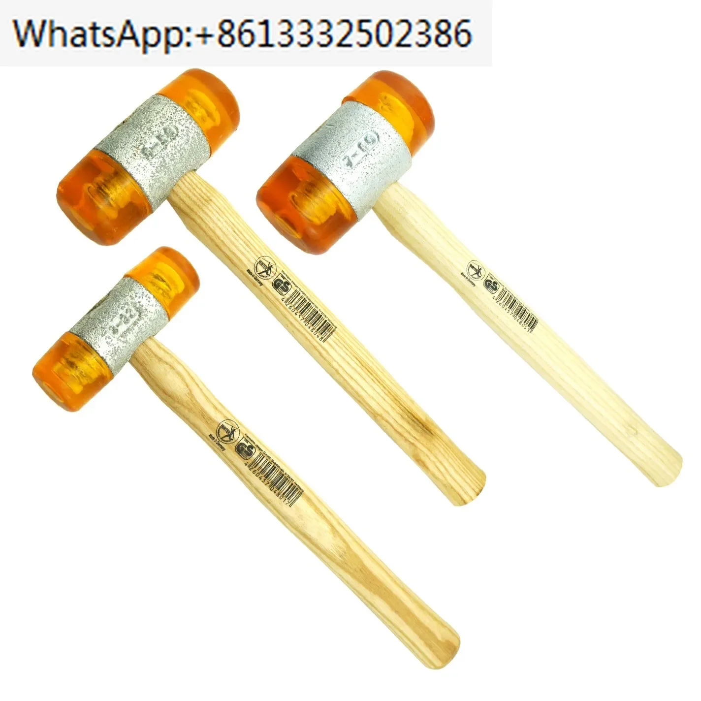 Hunter White Rubber Hammer Yellow Rubber Hammer Installation with Nylon Mold Shockproof Hammer