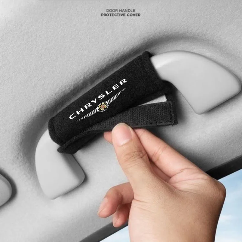 Car Roof Armrest Pull Cover Handle Gloves Protection for Chrysler 300c Voyager Town Country Grand PT Car Accessories