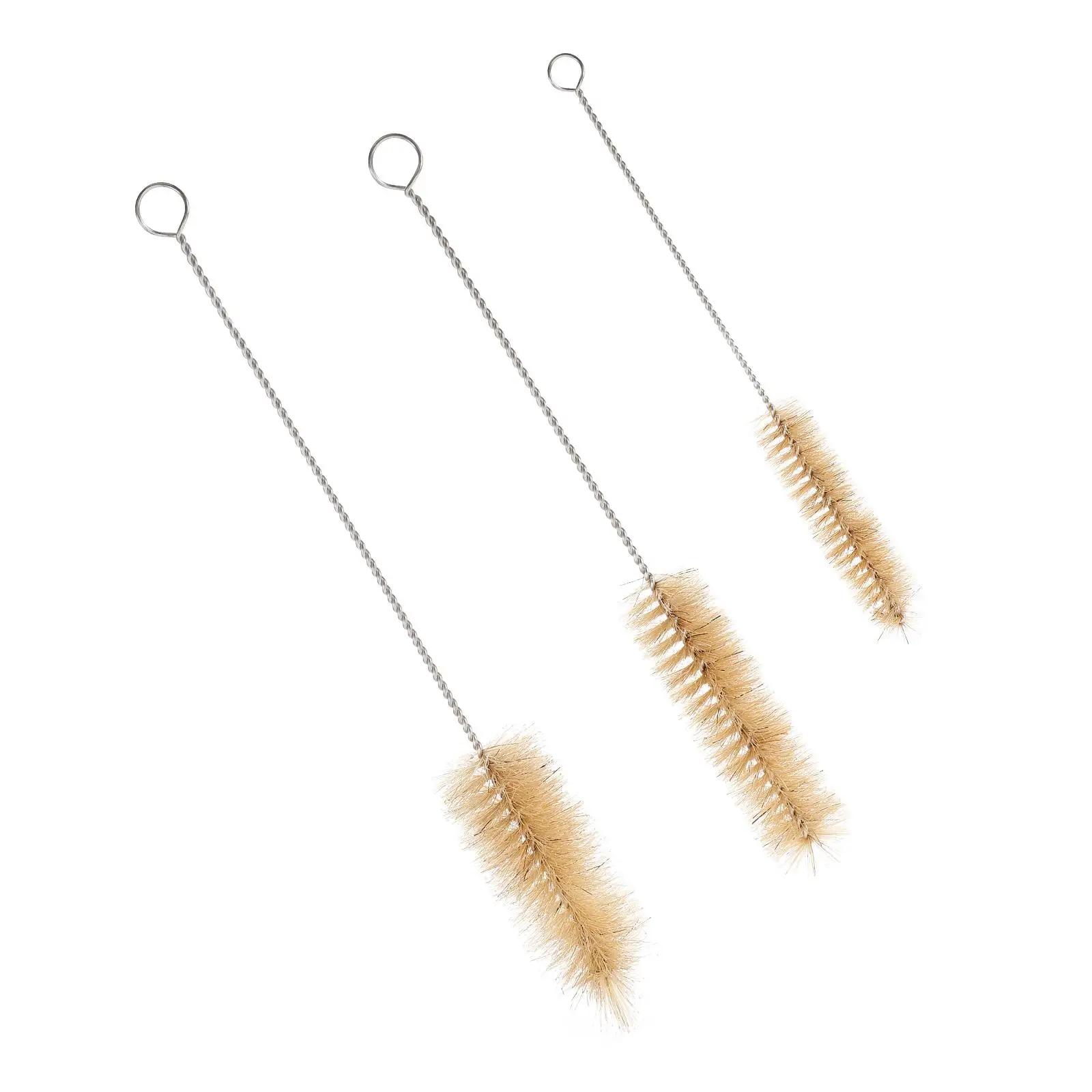 

3Pcs Stainless Steel Laboratory Cleaning Brushes for Flask Test Tube Pipe Bottle Narrow Cup Pipes Measuring Cylinder Wash Brush