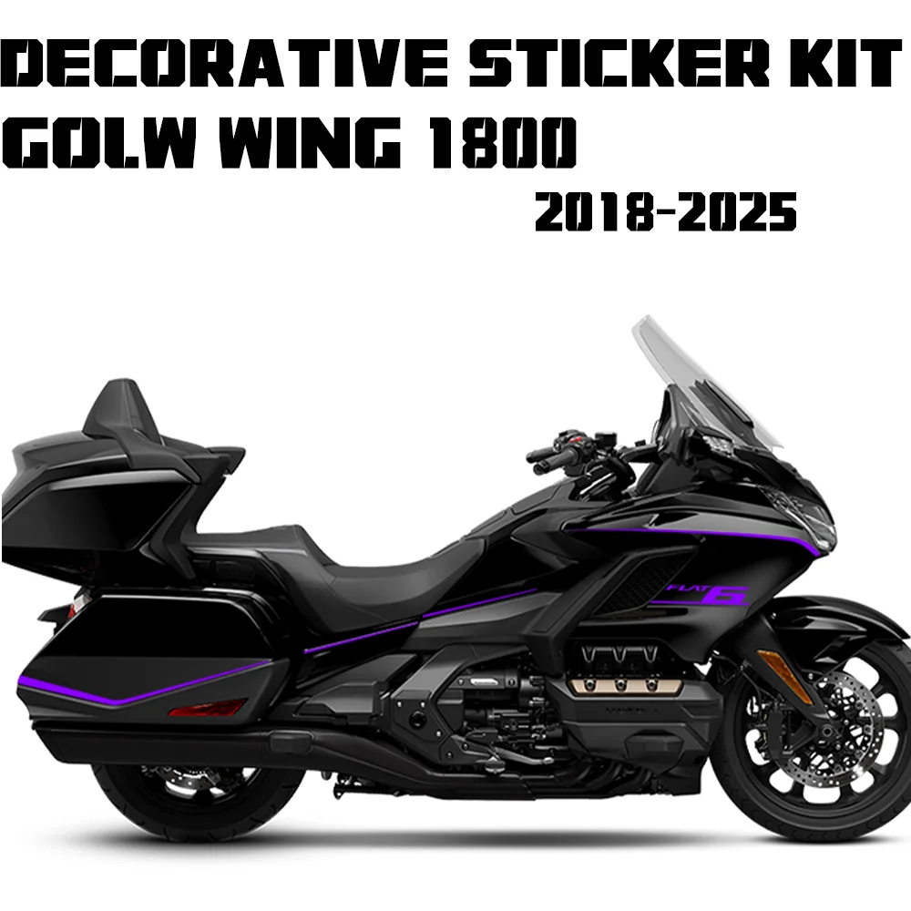 

Декоративные наклейки для мотоцикла GL1800, аксессуары для GOLDWING для HONDA Gold Wing GL1800, полный комплект наклеек, декоративная наклейка