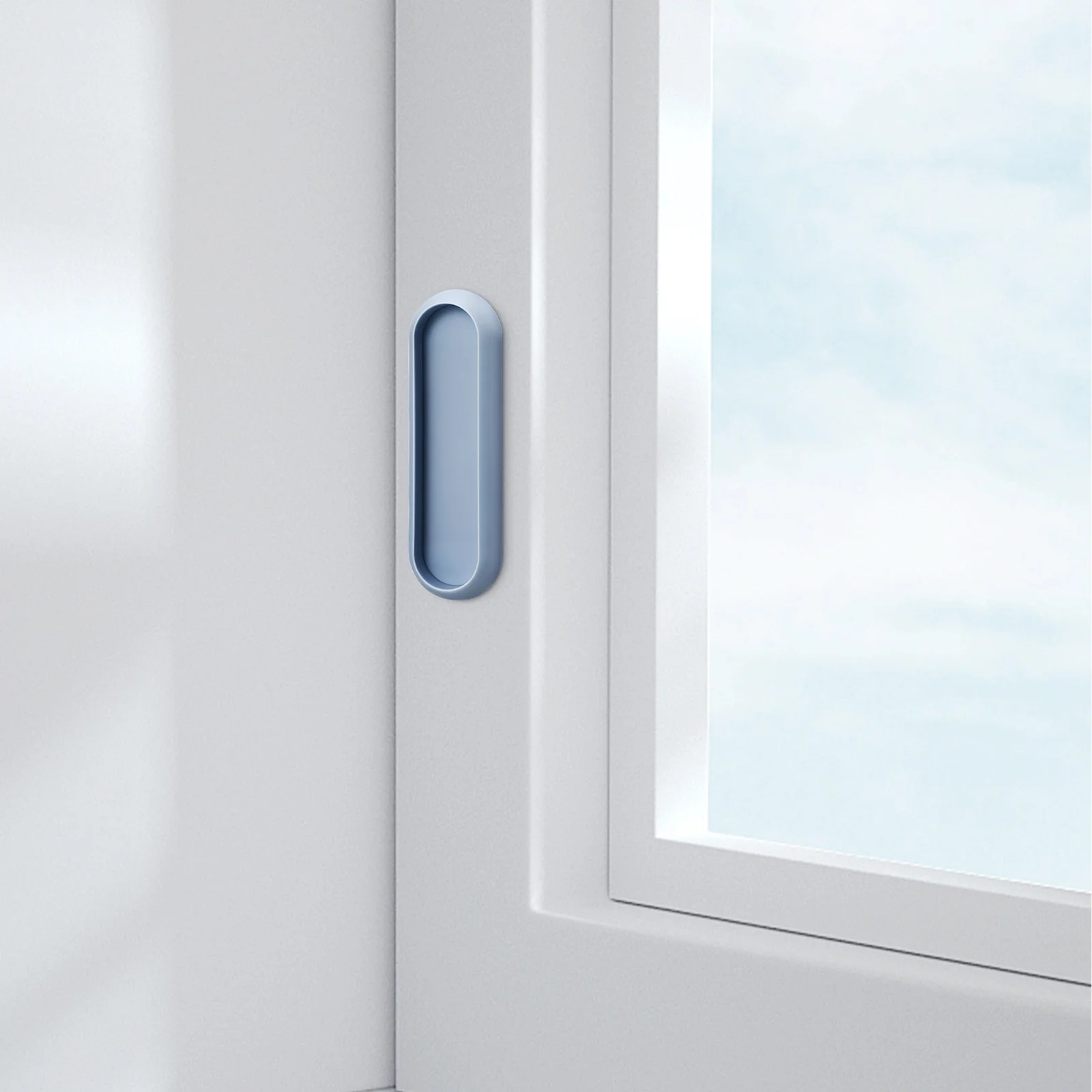

10pcs Sliding Door Window Handle Self Stick Push Pull Indoor Adhesive Cabinet Handles No Drill Easy Install Stick On Furniture