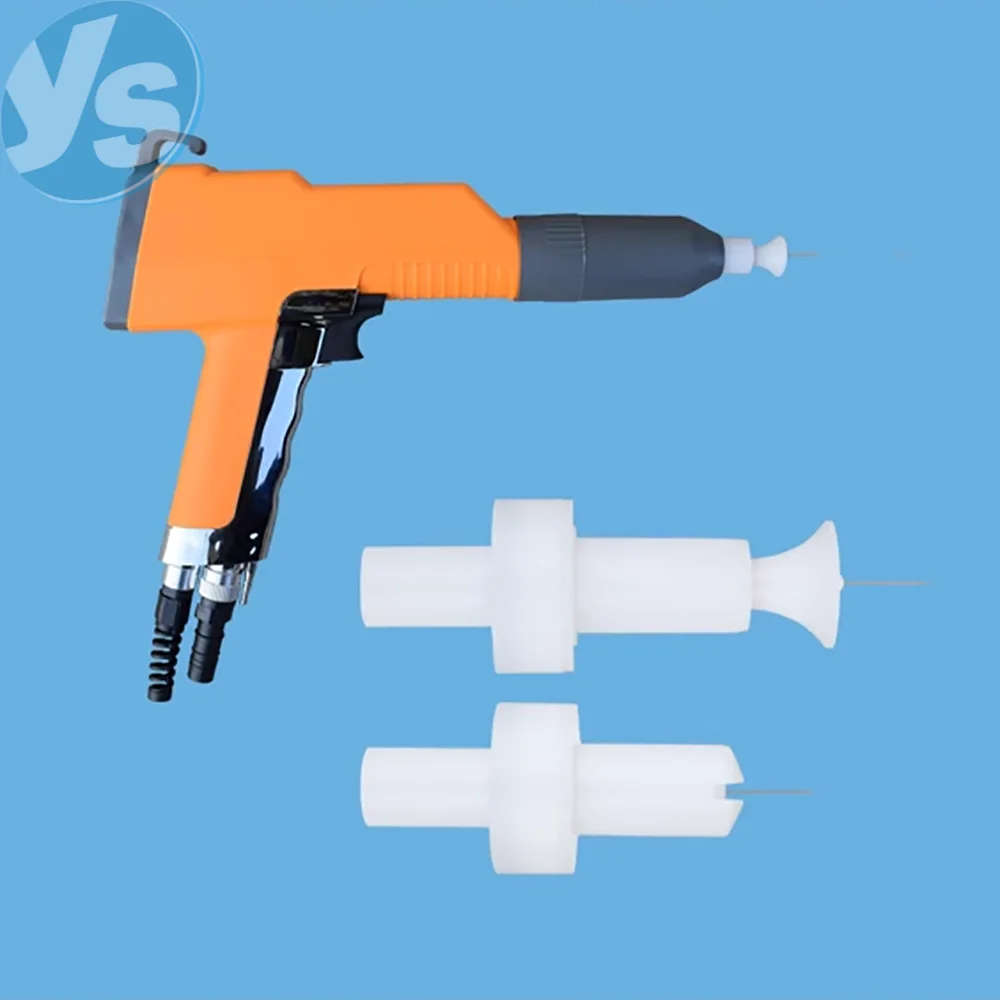 

Plastic Manual Accessories Spray Electrostatic Spray Gun Head Discharge Needle Sprayer Flat Nozzle Conductive Seat ﻿