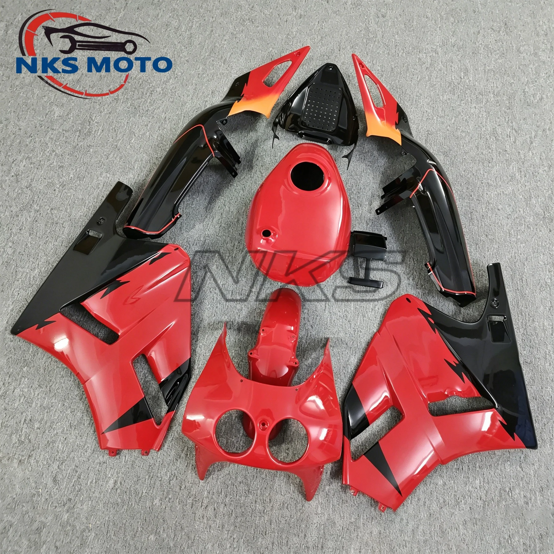 For Honda VFR400 VFR 400 NC30 1988 1989 1990 1991 1992 Cowl Plastic Fairing Kit Injection Pearl Red
