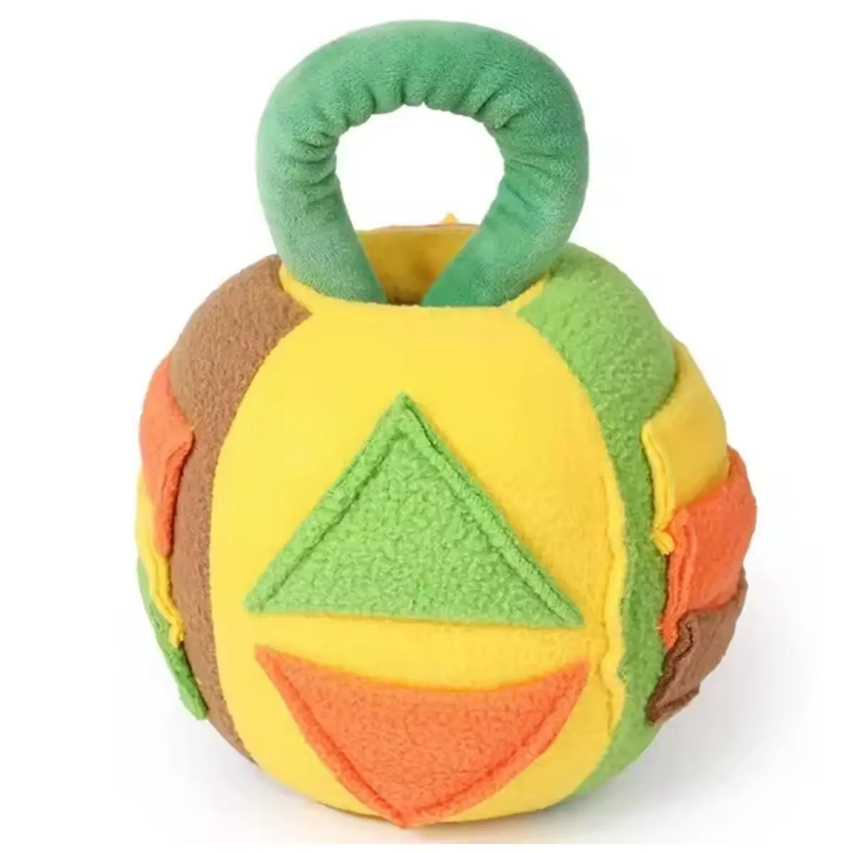 【STABLE QUALITY】Interactive Chew Ball for Dogs, Heavy Duty Puzzle Toy with Hidden Treats & Sound for Aggressive Chewers