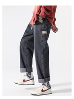 CK Jeans Spring and Autumn Men's Casual Simple Patch Comfortable Micro Elastic Wash Water Fit Jeans J323074