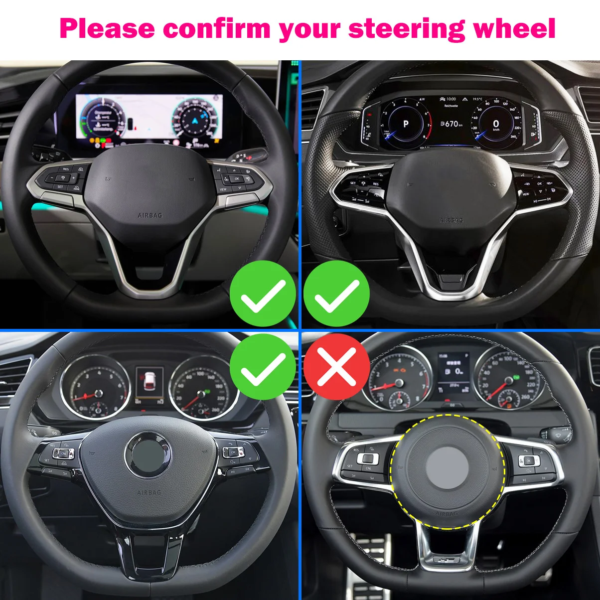 For Volkswagen Tiguan Touareg VW Golf MK8 GTE T-Cross T-ROC Passat Atlas Car Steering Wheel Paddle Shift Extend Shifter Sticker - view 2