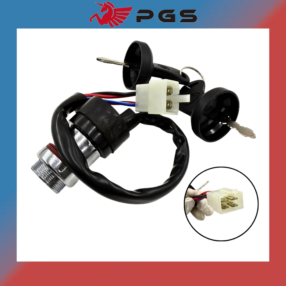 Original Ignition Key Switch Lock 4 Wires for Linhai LH 250 250cc 260 260cc 300 300cc 400 400cc ATV UTV Parts OEM 30110