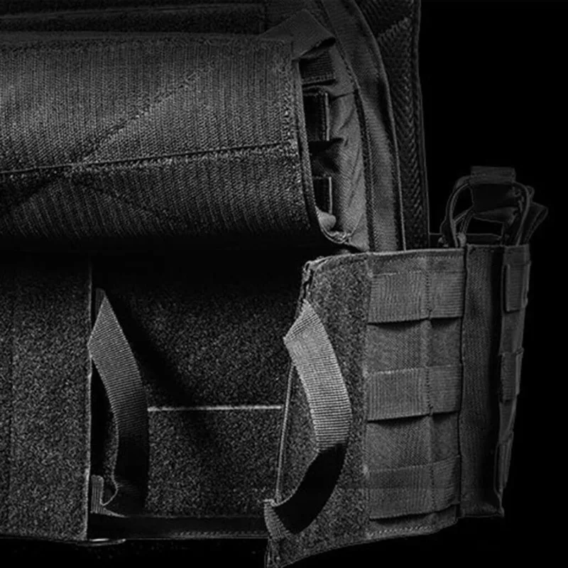 Imagem -06 - Tactical Modular Placa Transportadora Vest Caça ao ar Livre Preto Tacticalbang