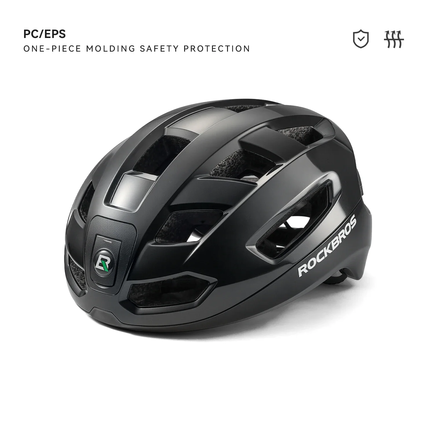 ROCKBROS Bicycle Helmet with Wireless Remote Control Light Rechargeable Tail Light MTB Road Cycling Safety Helmet for Men Women
