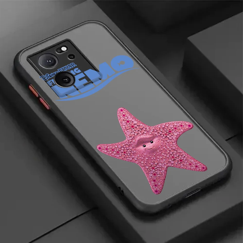 حافظة هاتف شفافة لهاتف Redmi Note 11 5G 12 Xiaomi 12C 12X Poco C40 C50 C51 العثور على نيمو بروس غطاء أسود بلوري